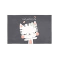 thumbnail image 1 of MKHERT Embroidery Cute Cat Kitten It's a Purrfect Day Placemats Table Mats for Dining Room Kitchen Table Decoration 12x18 inch,Set of 6, 1 of 4