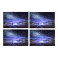 thumbnail image 1 of MKHERT Fantasy Milky Way Stars Painting Decor, Girl Looking at The Space Landscape Placemats Table Mats for Dining Room Kitchen Table Decoration 12x18 inch,Set of 4, 1 of 4