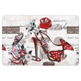 thumbnail image 1 of MKHERT Fashion Vintage Sandal High Heel and Flowers Doormat Rug Home Decor Floor Mat Bath Mat 23.6x15.7 inch, 1 of 3