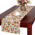thumbnail image 1 of MKHERT Fast Food Table Runner, Unique Custom Table Cloth Runner for Wedding Party Banquet Decoration 16x72 inch, 1 of 2