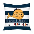 thumbnail image 1 of MKHERT Fish Throw Pillowcase Pillow Cover Cushion Couver 18x18 inch, 1 of 2