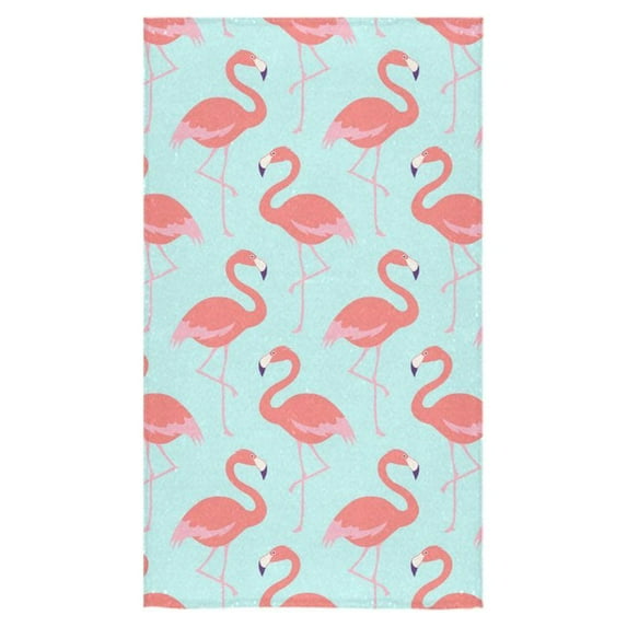 MKHERT Flamingo Bird Bath Towel Hand Towel Shower Towel Washcloth 16x28 inch