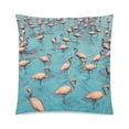 thumbnail image 1 of MKHERT Flamingo Throw Pillowcase Pillow Cover Cushion Couver 18x18 inch, 1 of 1