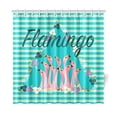 thumbnail image 1 of MKHERT Flamingo With Tropical Flowers Shower Curtain Home Decor Bathroom Shower Curtain 66x72 inch, 1 of 1