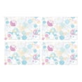 thumbnail image 1 of MKHERT Floral Chrysanthemums Daisy Light Blue Pink Placemats Table Mats for Dining Room Kitchen Table Decoration 12x18 inch,Set of 4, 1 of 4