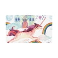 thumbnail image 1 of MKHERT Flying Unicorn and Rainbow Doormat Rug Home Decor Floor Mat Bath Mat 30x18 inch, 1 of 3