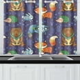 thumbnail image 1 of MKHERT Forest Animals Window Curtain Kitchen Curtains Window Treatments 26x39 inch,Set of 2, 1 of 3