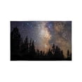 thumbnail image 1 of MKHERT Forest Tree in Galaxy Stary Night Sky Placemats Table Mats for Dining Room Kitchen Table Decoration 12x18 inch,Set of 6, 1 of 4