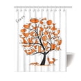 thumbnail image 1 of MKHERT Fox Family Shower Curtain Bath Curtain Waterproof fabric Polyester Curtains 60x72 inch, 1 of 1