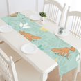 thumbnail image 1 of MKHERT Fox and Owl Table Runner for Office Kitchen Dining Room Wedding Party 16x72 inch, 1 of 4