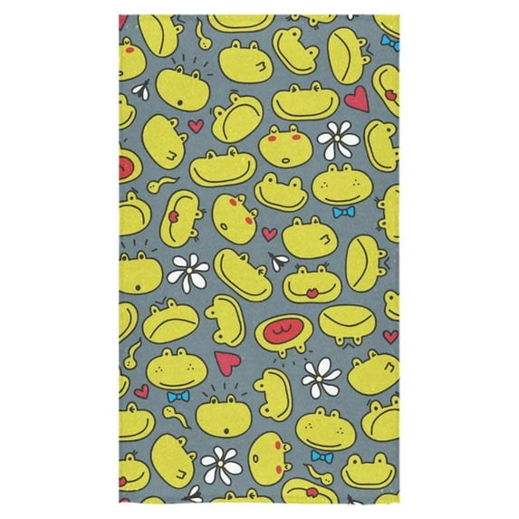 MKHERT Frogs Bath Towel Hand Towel Shower Towel Washcloth 16x28 inch