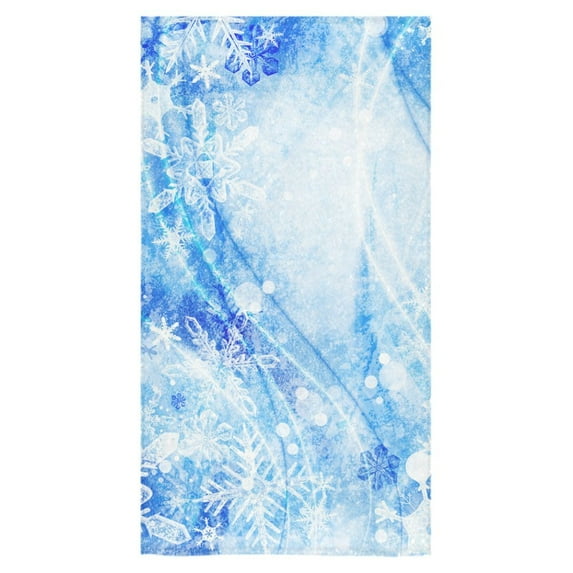 MKHERT Frozen Snowfake Bath Towel Shower Towel Wash Cloth Face Towels 16x28 inches