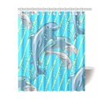 thumbnail image 1 of MKHERT Fun The Dolphin Family Polyester Fabric Bathroom Shower Curtain 60x72 inch, 1 of 1