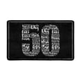 thumbnail image 1 of MKHERT Funny 50th Birthday Gift, Happy 50th Birthday Word Cloud Collage Doormat Rug Home Decor Floor Mat Bath Mat 30x18 inch, 1 of 3