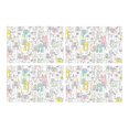 thumbnail image 1 of MKHERT Funny Animals Hand Drawn Cats and Spaniel Dogs Placemats Table Mats for Dining Room Kitchen Table Decoration 12x18 inch,Set of 4, 1 of 4