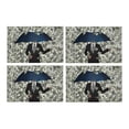 thumbnail image 1 of MKHERT Funny Businessman in The Rain of Money I Do Not See Any Crisis Placemats Table Mats for Dining Room Kitchen Table Decoration 12x18 inch,Set of 4, 1 of 4