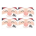 thumbnail image 1 of MKHERT Funny Christmas Quote Ho Ho Ho with Face Santa Claus Placemats Table Mats for Dining Room Kitchen Table Decoration 12x18 inch,Set of 4, 1 of 4
