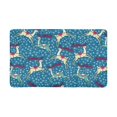 thumbnail image 1 of MKHERT Funny Christmas Reindeers with Snowflakes Doormat Rug Home Decor Floor Mat Bath Mat 30x18 inch, 1 of 3