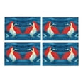 thumbnail image 1 of MKHERT Funny Cute Mermaid with A Fish Placemats Table Mats for Dining Room Kitchen Table Decoration 12x18 inch,Set of 4, 1 of 4