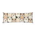 thumbnail image 1 of MKHERT Funny Cute Pug Puppy Dog Body Pillow Pillowcase Pillow Protector Cushion Cover 20x60 Inch, 1 of 1