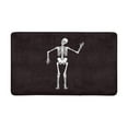 thumbnail image 1 of MKHERT Funny Dancing Human Skeleton Halloween Design Doormat Rug Home Decor Floor Mat Bath Mat 30x18 inch, 1 of 3