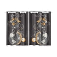 thumbnail image 1 of MKHERT Funny Dog Blackout Window Curtain Kitchen Curtain 26x39 inch, 2 Panels, 1 of 3