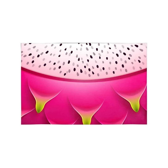 MKHERT Funny Dragon Fruit Pitaya Texture Pattern Placemats Table Mats for Dining Room Kitchen Table Decoration 12x18 inch,Set of 6