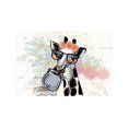 thumbnail image 1 of MKHERT Funny Fashion Giraffe in Hipster Glasses Holding Female Bag Doormat Rug Home Decor Floor Mat Bath Mat 23.6x15.7 inch, 1 of 3