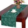 thumbnail image 1 of MKHERT Funny Green School Maths Formula Table Runner Home Decor for Home Kitchen Dining Wedding Party 16x72 Inch, 1 of 2