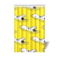 thumbnail image 1 of MKHERT Funny Hippopotamu Polyester Fabric Bathroom Shower Curtain 48x72 inch, 1 of 1