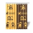 thumbnail image 1 of MKHERT Funny Monkey Design Polyester Fabric Bathroom Shower Curtain 60x72 inch, 1 of 1