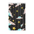 thumbnail image 1 of MKHERT Funny Outer Space Window Curtain Living Room,Bedroom Window Drapes 52x84 inch, 1 of 3