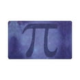 thumbnail image 1 of MKHERT Funny Space Galaxy Pi Number Mathematical Constant Doormat Rug Home Decor Floor Mat Bath Mat 30x18 inch, 1 of 3