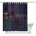 thumbnail image 1 of MKHERT Funny Space Galaxy Pi Number Mathematical Constant House Decor Shower Curtain for Bathroom Decorative Bathroom Shower Curtain Set 66x72 inch, 1 of 1