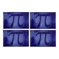 thumbnail image 1 of MKHERT Funny Space Galaxy Pi Number Mathematical Constant Placemats Table Mats for Dining Room Kitchen Table Decoration 12x18 inch,Set of 4, 1 of 4