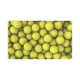 thumbnail image 1 of MKHERT Funny Sports Decor Tennis Balls Doormat Rug Home Decor Floor Mat Bath Mat 30x18 inch, 1 of 3