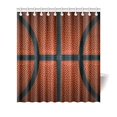 thumbnail image 1 of MKHERT Funny Sports Home Decor Closed Up of Basketball Cool Sports Waterproof Polyester Fabric Shower Curtain Bathroom Sets 66x72 inch, 1 of 1