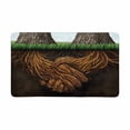 thumbnail image 1 of MKHERT Funny Two Trees with Roots in Shape of Hands Shaking Doormat Rug Home Decor Floor Mat Bath Mat 30x18 inch, 1 of 3