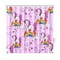 thumbnail image 1 of MKHERT Funny Unicorns Shower Curtain Home Decor Bathroom Shower Curtain 66x72 inch, 1 of 1