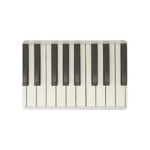 MKHERT Funny Vintage Piano Keys Keyboard Musical Theme Doormat Rug Home Decor Floor Mat Bath Mat 23.6x15.7 inch