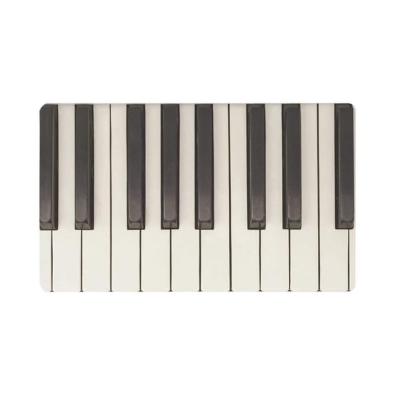 MKHERT Funny Vintage Piano Keys Keyboard Musical Theme Doormat Rug Home Decor Floor Mat Bath Mat 30x18 inch