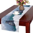 thumbnail image 1 of MKHERT Funny Weddell Seal Through a Breathing Hole in The Ice Table Runner Home Decor for Wedding Party Banquet Decoration 16x72 Inch, 1 of 2