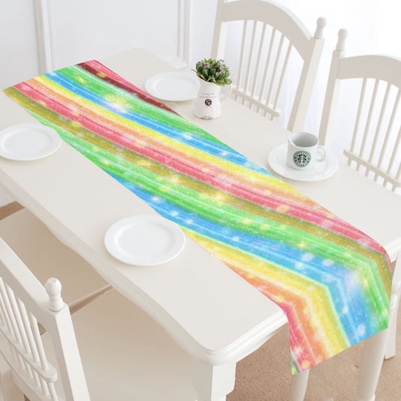 MKHERT Galaxy Fantasy Table Runner for Office Kitchen Dining Room Wedding Party 16x72 inch