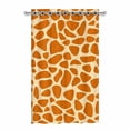 thumbnail image 1 of MKHERT Giraffe Blackout Window Curtain Drapes Bedroom Living Room Kitchen Curtains 52x84 inch, 1 of 2