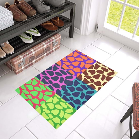 MKHERT Giraffe Doormat Rug Home Decor Floor Mat Bath Mat 23.6x15.7 inch