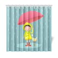 thumbnail image 1 of MKHERT Girl with umbrella Shower Curtain Home Decor Bathroom Shower Curtain 66x72 inch, 1 of 1