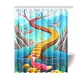 thumbnail image 1 of MKHERT Golden Stair Shower Curtain Bath Curtain Waterproof Fabric Polyester Curtains 60x72 inch, 1 of 1