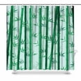 thumbnail image 1 of MKHERT Green Bamboo Shower Curtain Home Decor Bathroom Shower Curtain 66x72 inch, 1 of 1