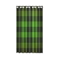 thumbnail image 1 of MKHERT Green Buffalo Check Lumberjack Plaid Pattern Window Curtain Living Room,Bedroom Window Drapes 52x84 inch, 1 of 3