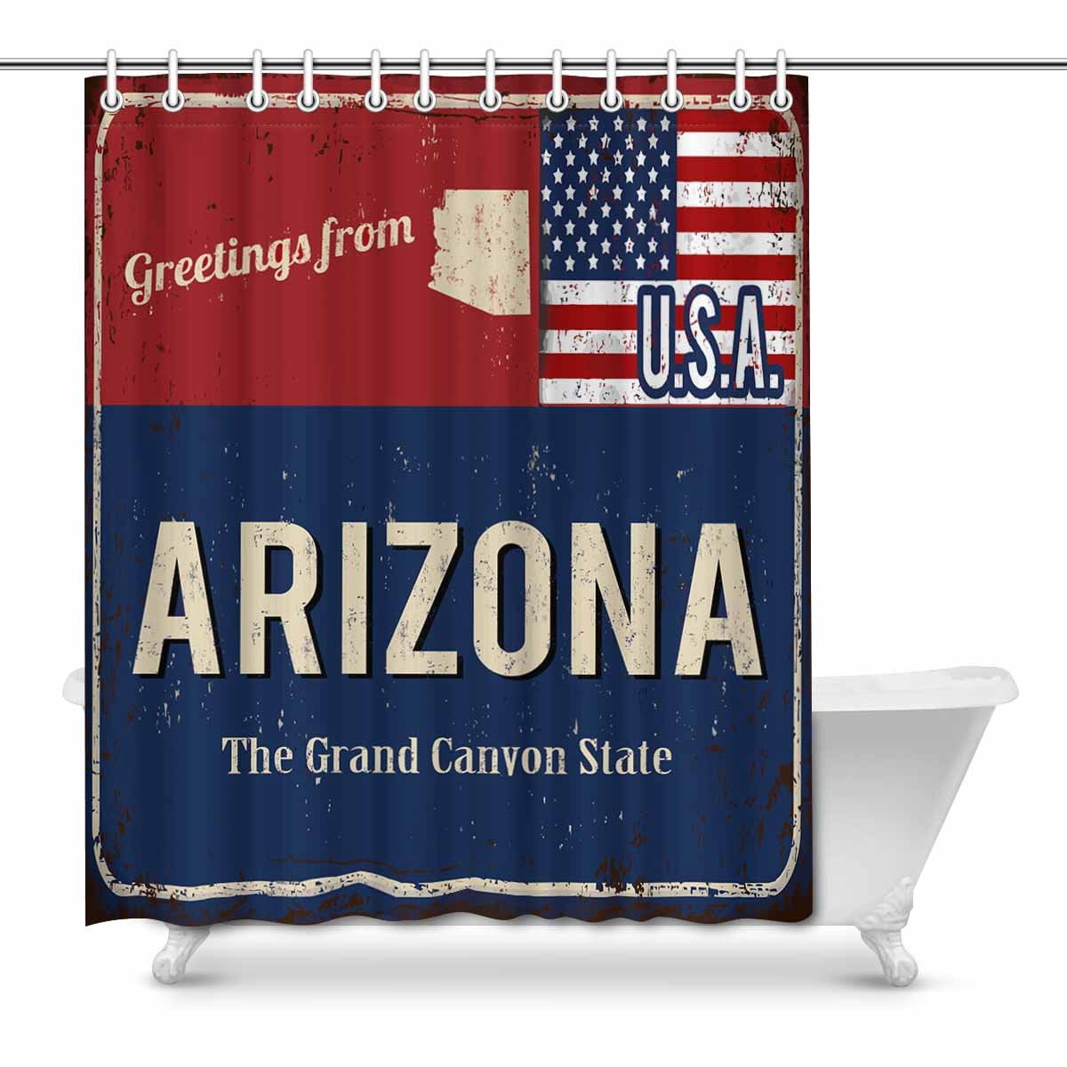 Canyon Glow Shower Curtain NCU0DDK2563